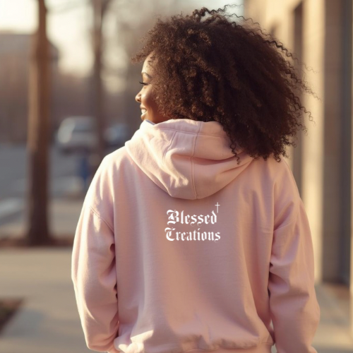 Pink Jesus Loves You Hoodie