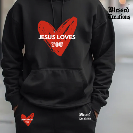 Black Jesus Loves You Hoodie