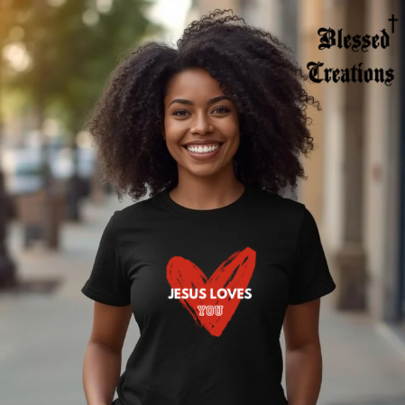 Black Jesus Loves You Tee