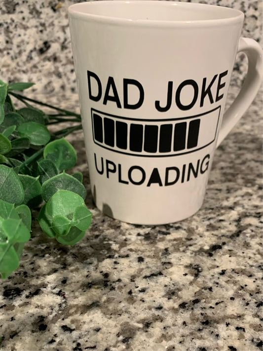 Dad Joke Uploading Mug